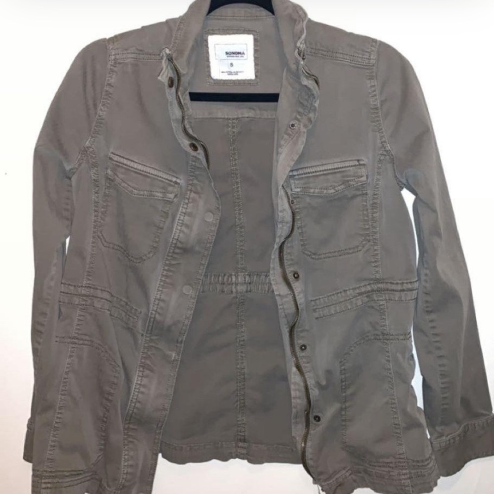 Army Green utility jacket Kohls